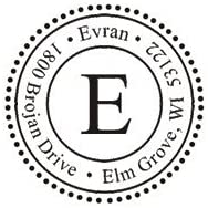 Load image into Gallery viewer, Custom Self-inking Address Stamp, Evram