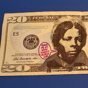 Harriet Tubman Over Jackson on $20 Bill // Self Inking Stamp - Who's in your wallet?  ヽ(´∇｀)ﾉ