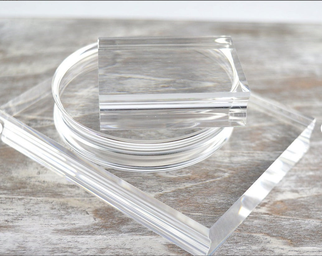 LIMITED EDITION Serial Number Design // Acrylic Stamp Construction
