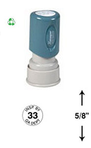 CUSTOM INSPECTOR STAMP // 5/8