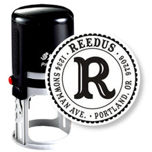 Load image into Gallery viewer, Custom Self-inking Address Stamp (test 2)